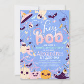 Halloween Fantôme Anniversaire Invitation Party He (Devant)