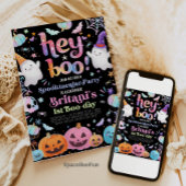 Halloween Fantôme Anniversaire Invitation Party He