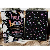 Halloween Fantôme Anniversaire Invitation Party He