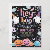 Halloween Fantôme Anniversaire Invitation Party He (Devant)