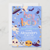 Halloween Fantôme Anniversaire Invitation Party He (Devant)