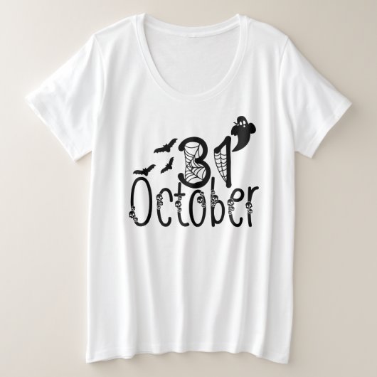 Halloween fantôme éffrayant 31 octobre (Design devant)