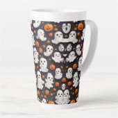 Halloween fantôme et Citrouille latte Mug (Angle droit)