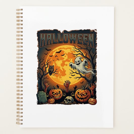 Halloween Fantôme Pleine Lune Jack Lanterns Zombie (Devant)