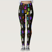 Halloween fantômes Leggings (Devant)