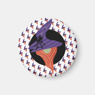 Halloween Favor Cute Gnome Spider Doodle Patroon Magneet