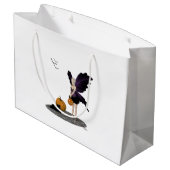 Halloween Fée Avec Sac Cadeau Citrouille (Dos Angle)