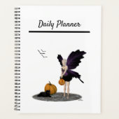 Halloween fee met pompoenen dagelijkse planner (Voorkant)