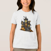 Halloween feeëriek herfst Tri-Blend shirt (Voorkant)