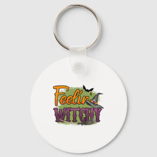 Halloween Feeling Witchy Birthday Sleutelhanger