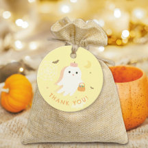 Halloween-feest bedank je Favor Tags