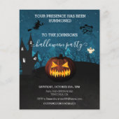 Halloween Feest Budget Pompoen  (Voorkant)