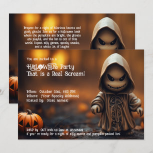 Halloween feest, dat is een echte schreeuw! kaart