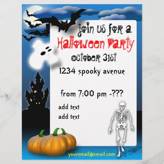 Halloween Feest Flyer (Voorkant)