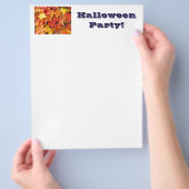 Halloween Feest! Flyer papier Ontwerp je Eigen (Hand)