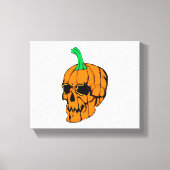 Halloween Feest Grappige Halloween Pompoen Canvas Afdruk (Voorkant)