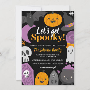 Halloween Feest Laten we eng doen Kaart