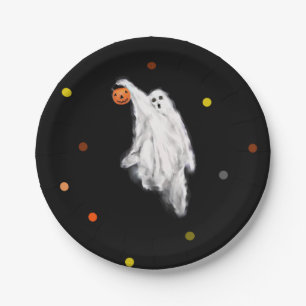 Halloween Feest Papieren Bordje