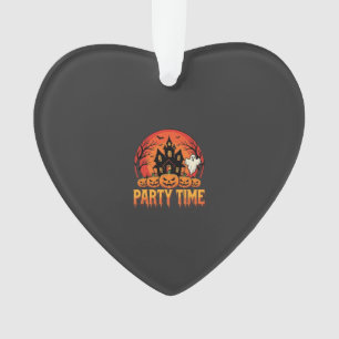 Halloween Feest Tijd Geest Pompoen Ontwerp_1 Ornament