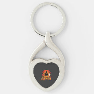 Halloween Feest Tijd Geest Pompoen Ontwerp_1 Sleutelhanger