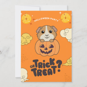 Halloween Feest Trick Or Treat Cavia's Vakantie Feestdagenkaart