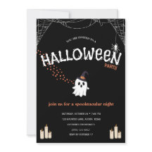 Halloween-feest uitnodiging | Schattig spookachtig