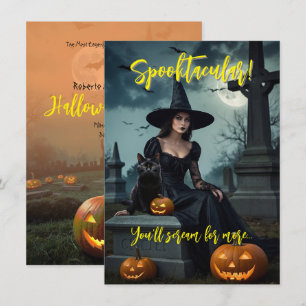 Halloween-feest uitnodiging v4