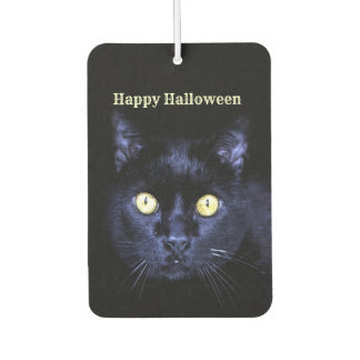 Halloween Feest Verschrikkelijke Zwarte Kat Horror Luchtverfrisser