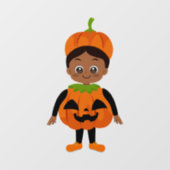 Halloween Feest voor Kinderen Pompoen Raamsticker (Vel)