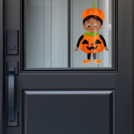 Halloween Feest voor Kinderen Pompoen Raamsticker