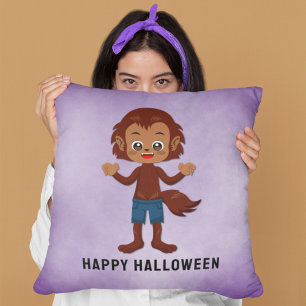 Halloween Feest voor Kinderen Weerwolf Kussen
