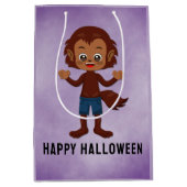 Halloween Feest voor Kinderen Weerwolf Medium Cadeauzakje (Voorkant)