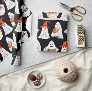 Halloween-feestbanner, Halloween-feestdecoratie th Cadeaupapier