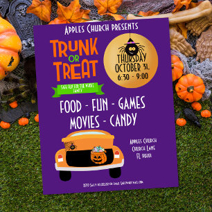 Halloween-feestthema evenement stamppot of behande poster
