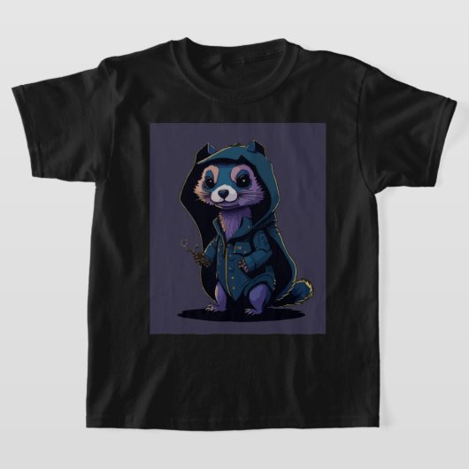 Halloween Ferret Fun T-shirt (Laagn)