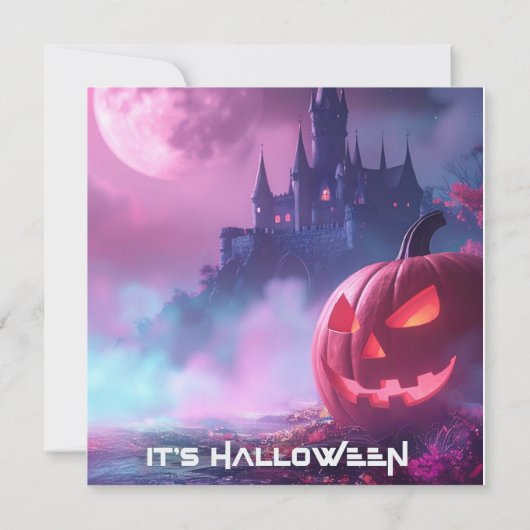 HALLOWEEN Fête Invitation (Dos)