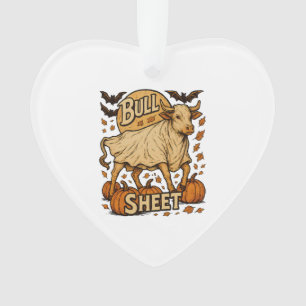 Halloween feuille de taureau de vache