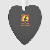 Halloween Fiets Boodschappenheks Bezem Gebroken De Ornament (voorkant)