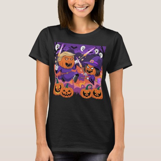Halloween Fight3 T-shirt (Voorkant)