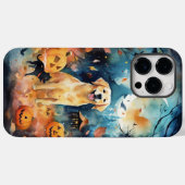 Halloween Fins lup met pompoenen eng Case-Mate iPhone Case (Achterkant (horizontaal))