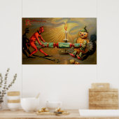 Halloween Firecracker Poster (Keuken)