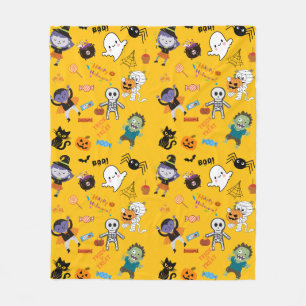 Halloween Fleece Blanket Deken