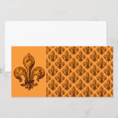 Halloween Fleur de lis (Voorkant / Achterkant)