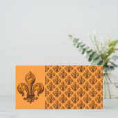 Halloween Fleur de lis (Staand voorkant)