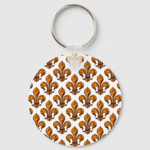 Halloween Fleur de lis Sleutelhanger