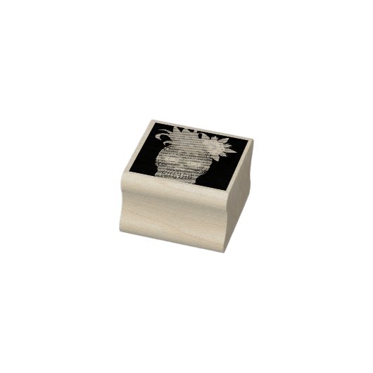 Halloween Floral Sugar Skull Rubber Stamp Rubberstempel (Stempel)