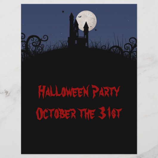 Halloween flyer (Voorkant)