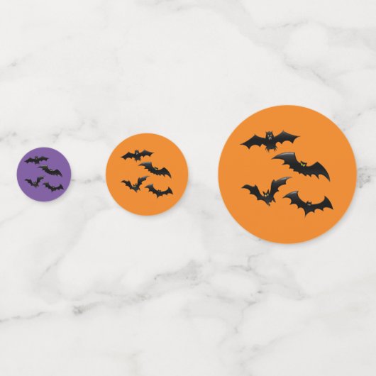 Halloween Flying Bats Confetti (Voorkanten)