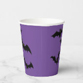 Halloween Flying Bats Papieren Bekers (Rechts)