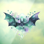 Halloween Flying Vampire Bat Raamsticker (Vel 3)